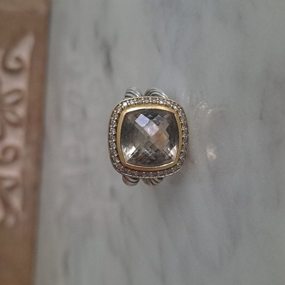 Authentic David Yurman Albion ring, Prasiolite - Picture 7 of 17